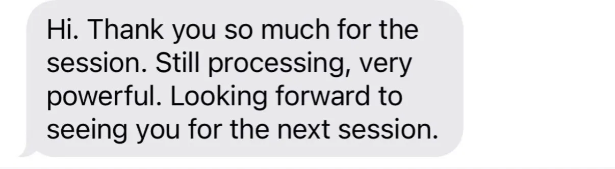 "Hi. Thank you so much for the session. Still processing, very powerful. Looking forward to seeing you for the next session."